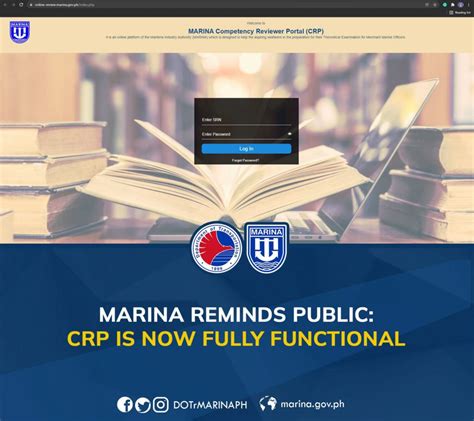 MARINA reminds public: CRP is now fully functional.